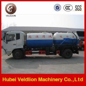 16ton Vacuum Sewage Suction Truck with Cleaning Tank