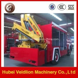 HOWO 4X2 Multi-Function Fire Truck with Lifting Crane