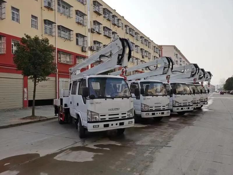 Sinotruck Mounted Aerial Work Platform with Telescopic Arm