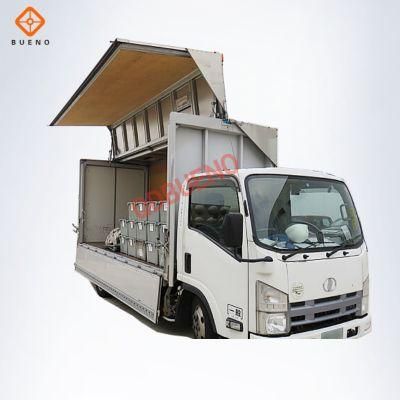 Customized 32FT Aluminum Wing Van Truck Body for 3 Axle Semi-Trailer