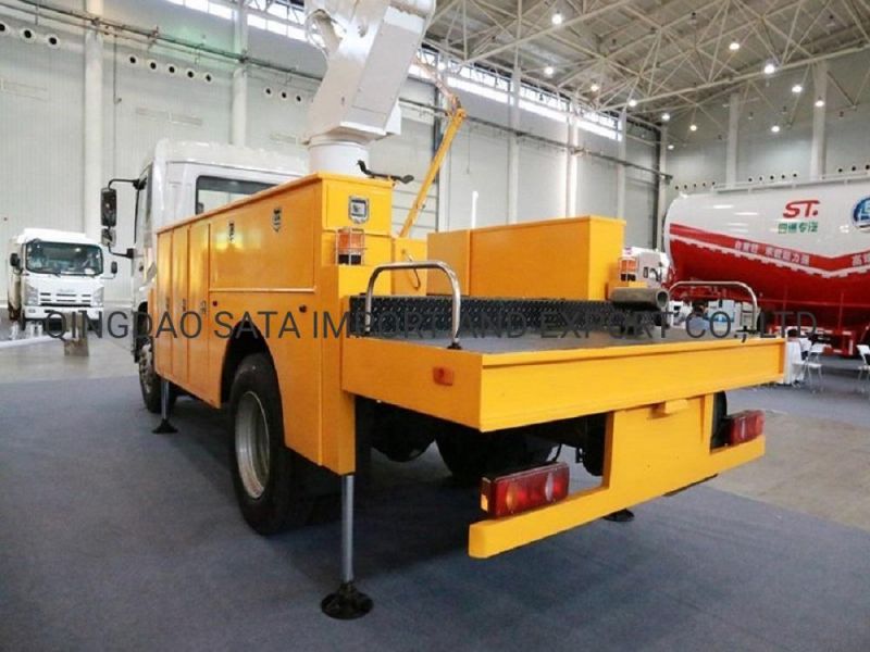 Dongfeng Aerial Work Platform 28m Telescopic Boom Lifting Platform Truck