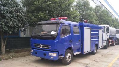 Dongfeng DFAC Double Cab LHD or Rhd Cummins Engine 190HP 3400 Liters Water and 600 Liters Foam Tanker Firefighting Apparatus for Sales