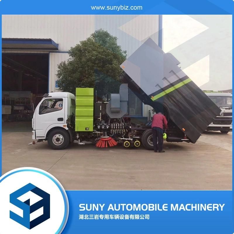 New Design 6 Wheeler Outdoor Cleaning Floor Sweeper Truck for Sale