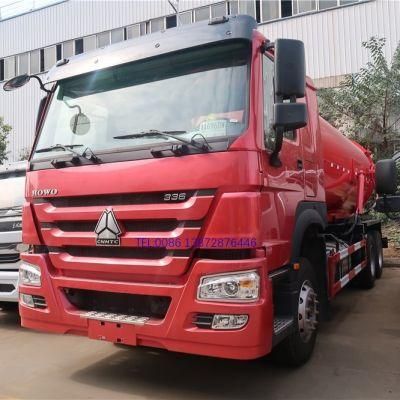 Good Quality Right Hand Drive Sinotruk 6X4 Vacuum Sewage Suction Truck 16000liters