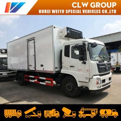 Dongfeng 38m3 Freezer Cooling Box 180HP 9tons Fresh Food Trasport Truck