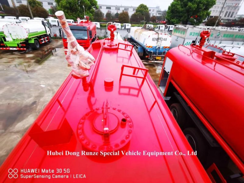 Sinotruk HOWO 6X4 Fire Fighting Truck Sprinkler Fire Engine with 15-20ton Water Bowser (Cusomtizing 2 Water Cannons)