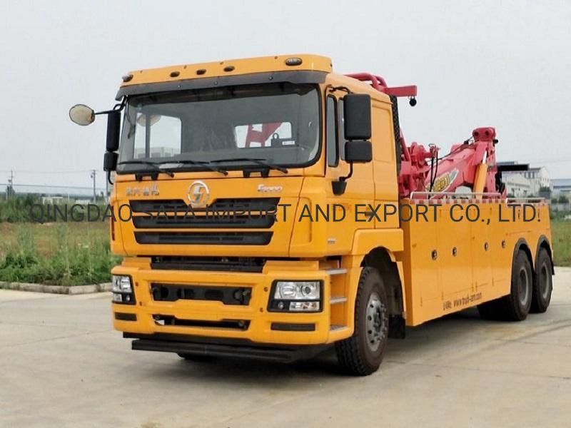 Shacman 8*4 30ton Rescue Vehicle Road Wrecker Truck