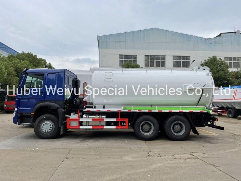 Factory Sales HOWO 6*4 16, 000 Cbm Sewer Suction Truck Special Tanker for Sewage Transportation