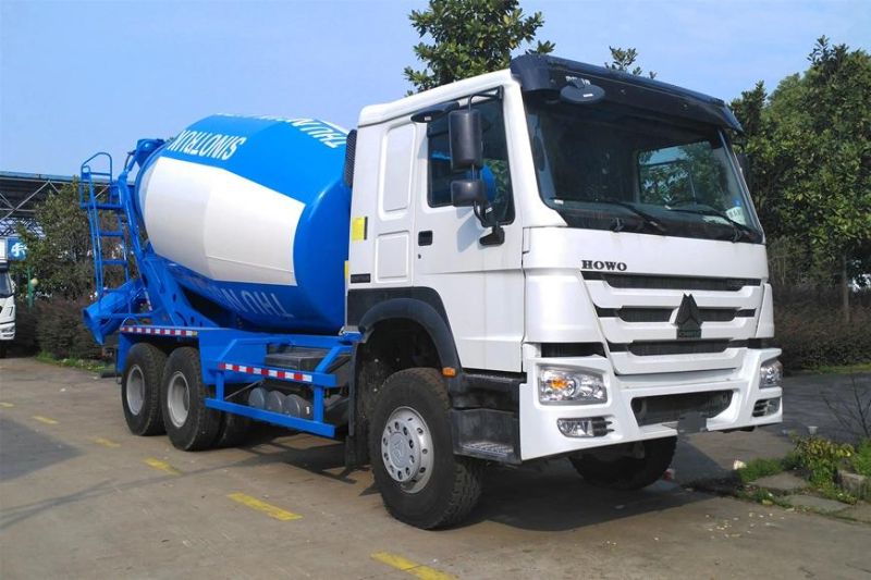 Sinotruk HOWO Tri-Axle 6X4 Capacity 8cbm to 12m3 Concrete Mixer Truck for Sale