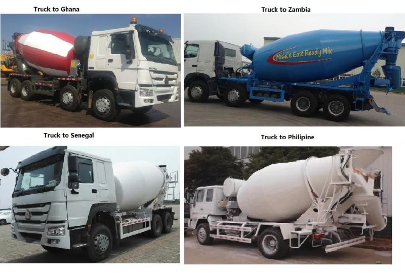 8cbm 10cbm 10m3 HOWO A7 E7 6X4 Cement Concrete Mixer Truck