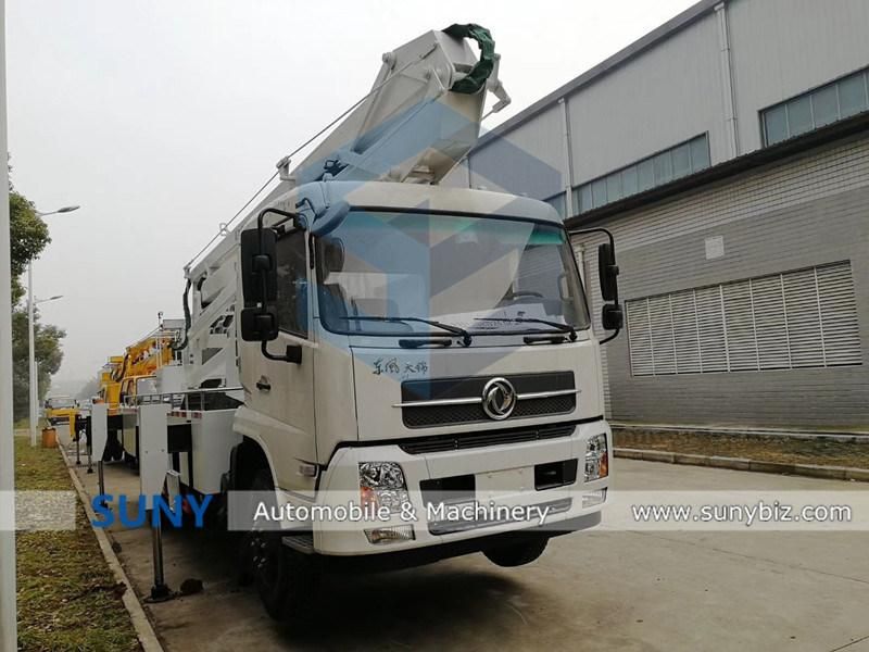 Dongfeng 18m - 22m Truck Mounted Aerial Work Platform 4X2 Hydraulic High Lifting Platform Truck