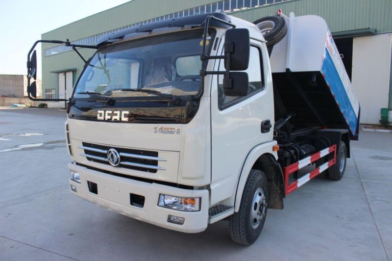 Dongfeng 8m3 Detachable Hopper with Hook Lift Garbage Truck