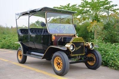 New Style 5 Seats Electric Vintage Cars 48V/5kw for Hotel