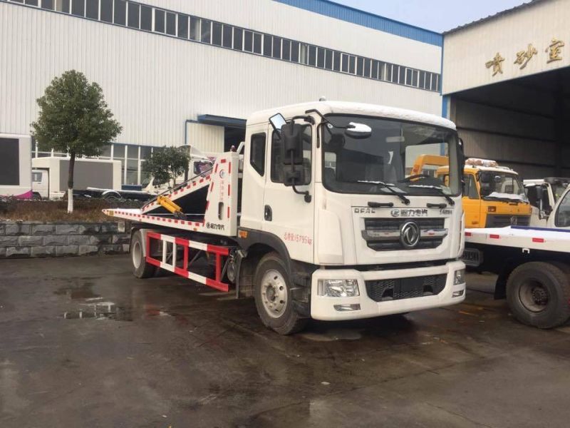 China 4ton 5ton 8ton Road Wrecker Car Carrier Recovery Rollback Road Platform Transport Crane Truck Towing Wrecker for Sale