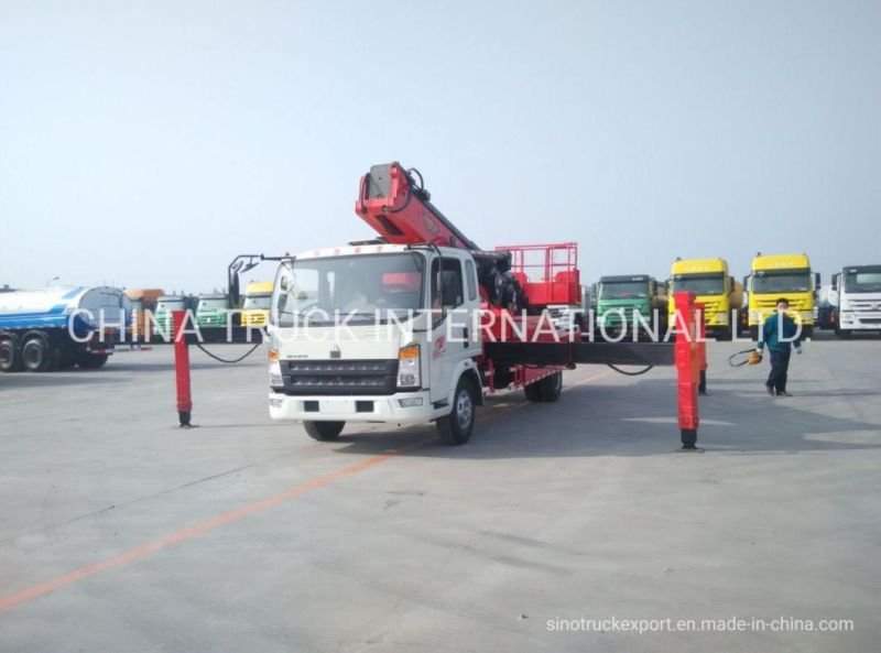 HOWO Sinotruk 4*2 Aerial Work Platform Truck Lift