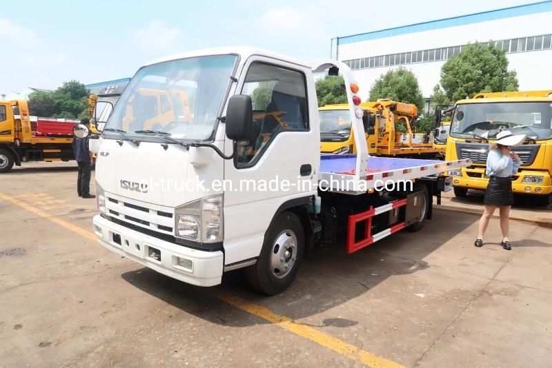 Japan Brand I Suzu 3tons 4tons Recovery Truck for Sale Wrecker