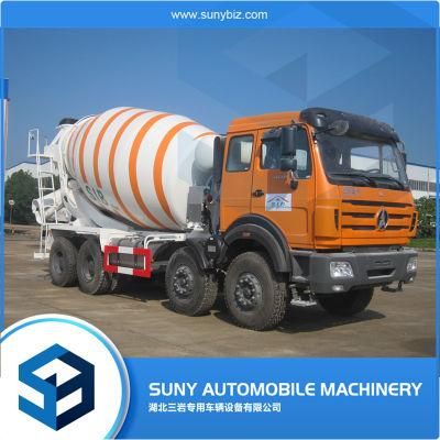 14-15cbm Cement Mixer Truck Mounted Concrete Transport Truck