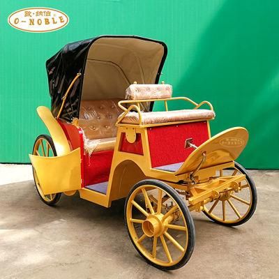 Special Transportation Electric Sightseeing Horse Drawn Carriage an Open European Carriage