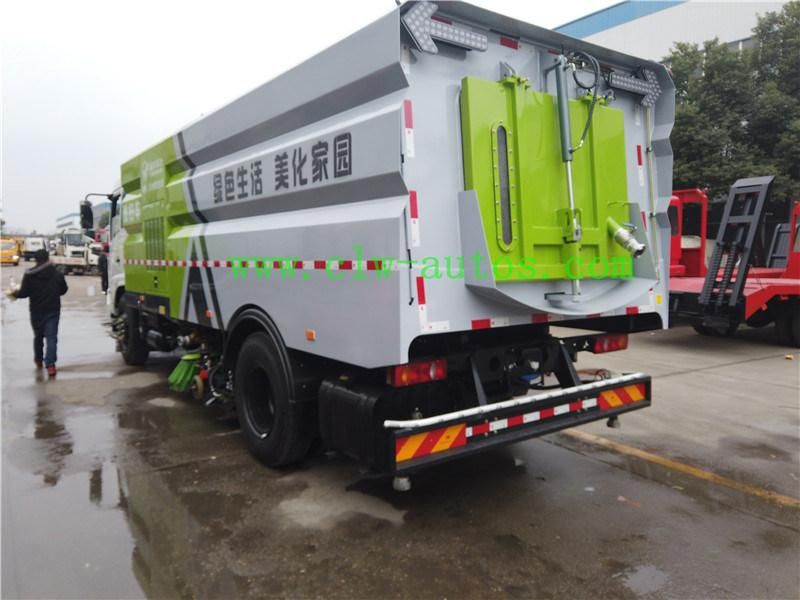 Dongfeng Tianjin 12m3 Vacuum Sweeper Truck Street Sweeper Truck for Sale