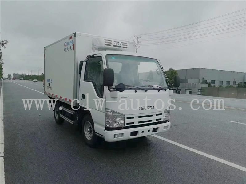 Hotsale Isuzu Elf 3-5tons Small Refrigerated Truck Refriferator Van Box Freezer Truck for Southeast Asia