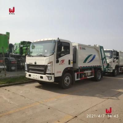 Light Duty Truck 4X2 Waste Compactor Garbage Truck