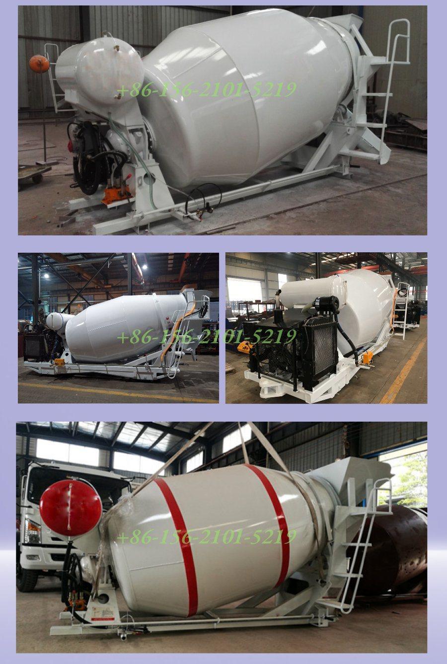 Bueno Brand 7cbm Material Cement Concrete Mixer Drum for Man Renault Mack Concrete Mixer Truck Chassis