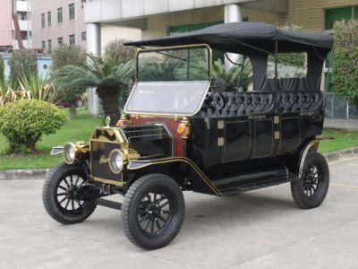 China Adult 6 Seats Luxury Classic Old Vintage Sightseeing Car Model T with Doors