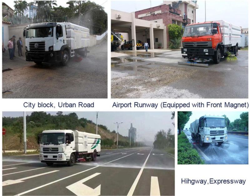 Jmc Runway Street Road Highway Airport Vacuum Road Cleaning Truck