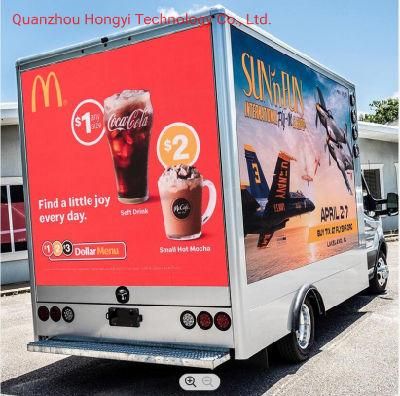 Outdoor Movable LED Billboard Truck P6 Mobile Advertising LED Screen Trailer