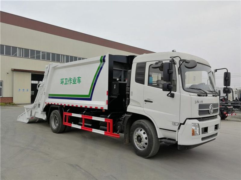 Fully Hermetical Type 10 to 12m3 Compressed Garbage Truck