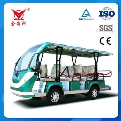 Brand New Factory Powerful 11 Seats Electric Mini Bus Sightseeing Bus with CE ISO for Sale