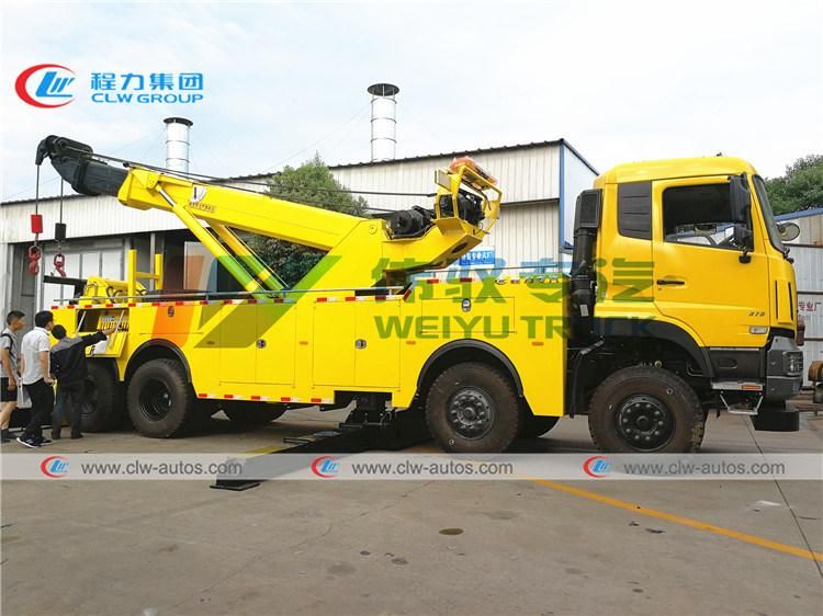 Dongfeng 30t 50t Heavy Road Rescue Recovery Vehicles Wrecker Tow Truck for Road Block Removal