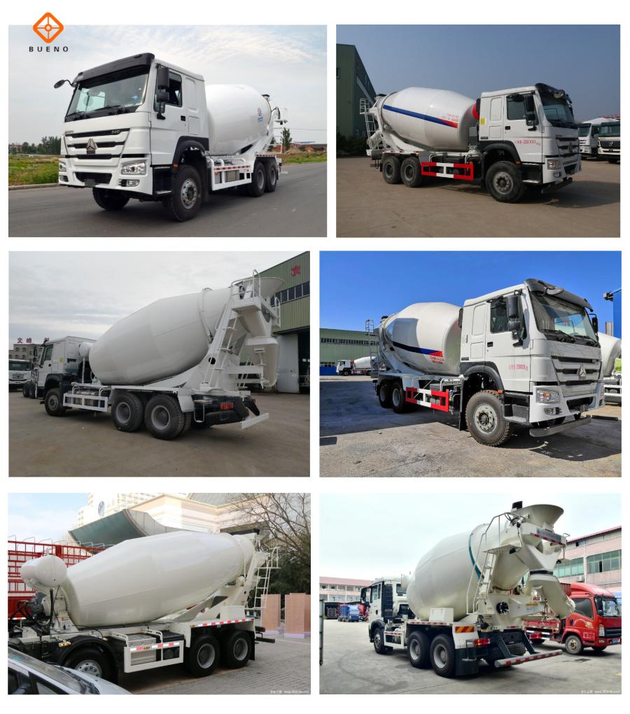 New Sinotruk HOWO 7cbm Euro2 6*4 336HP LHD Concrete Mixer Truck