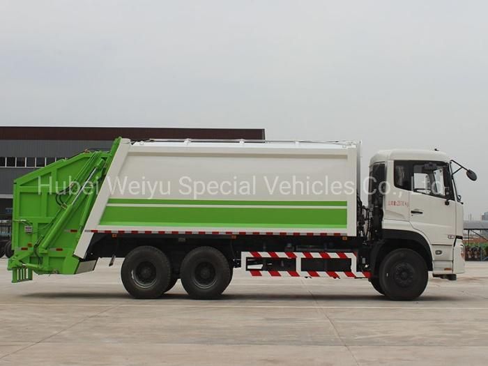 China Heavy Duty Dongfeng 18cbm/18000liters Rubbish Truck Garbage Truck 6*4 Compactor Garbage Truck