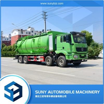 8X4 Shacman 30cbm Vacuum Tanker Suction Sewage Truck Waste Water Transport