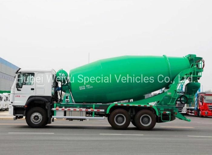 China Hot Sale Sinotruk HOWO 9cbm/9m3/9000liters Construction Cement Transport Trucks 10m3/10cbm/10000L Self Loading Concrete Mixer Truck