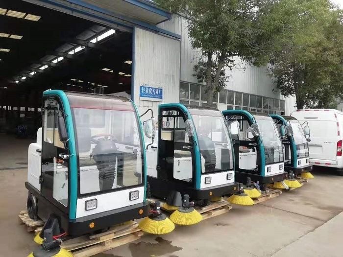 New Mini Electric Road Sweeper Truck Street Cleaning Garbage Truck