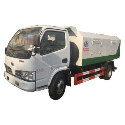 Dongfeng Small 4tons 5tons Brand New Rear Loader Hydraulic Dump Garbage Truck