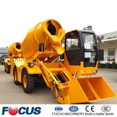 New Condition 1.6cbm Self-Loading Concrete Mixer Truck