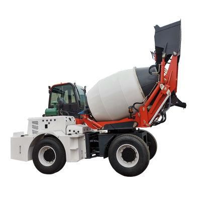 Factory Supply Self Feeding 6m3 Concrete Mixer Truck Hopper