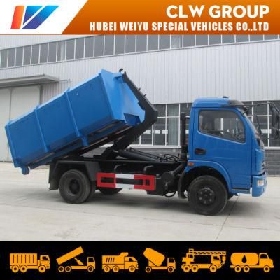 Stainless Steel Garbage Treatment 7cbm 8cbm 9cbm Refuse Waste Container Hook Lift Garbage Bin Truck