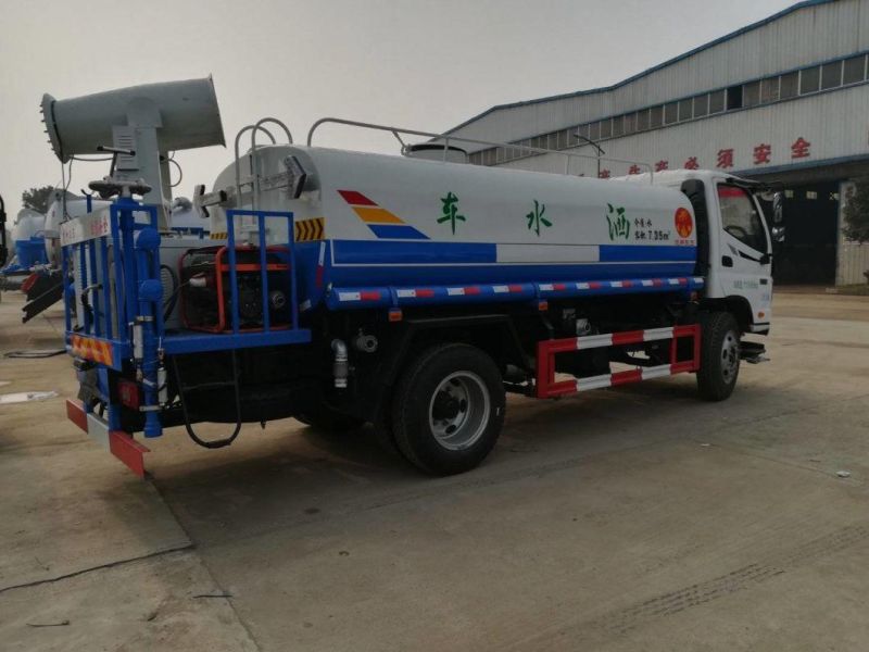 Foton Aumark 5cbm Municipal Environmental Green Water Sprinkler Tank Truck