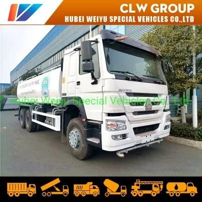 20000liters 20m3 20tons Sinotruk HOWO Water Delivery Truck Water Sprinkler Water Bowser Truck for Africa Middle East Southeast Asia