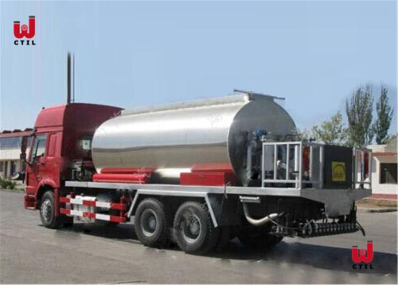 Sinotruk 16 Ton 6*4 Road Construction Asphalt Sprayer Heating Asphalt Distributor