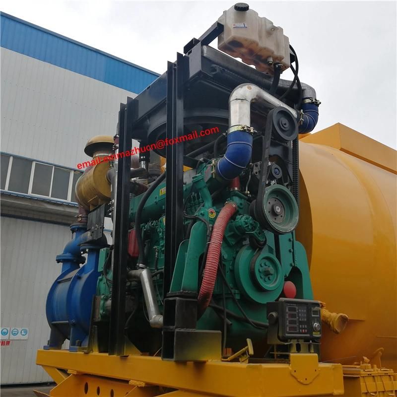 Chengli 30m3 40m3 50m3 Steel Vacuum Tank Trailer Mounted Sewage Pump