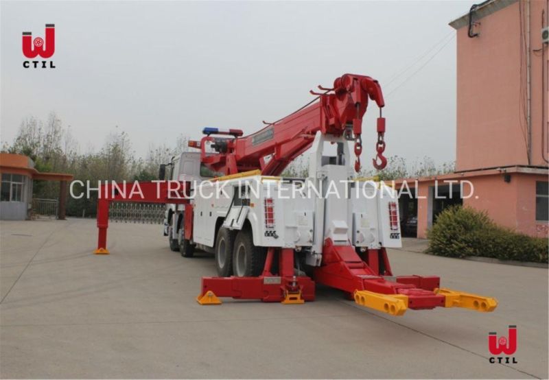 Recovery Road Heavy Duty 50t 8X4 Wrecker Truck