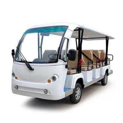 Haike Shandong, China Electric Shuttle Bus Sightseeing Car with Good Price Hkg-A0-11
