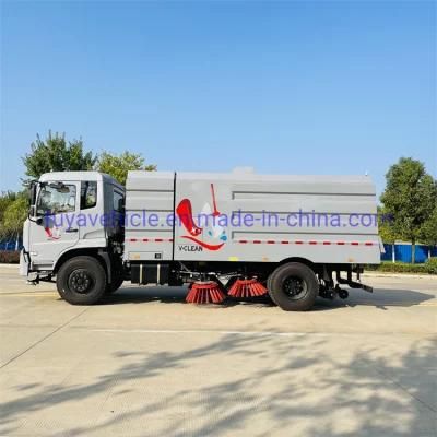 Dongfeng 4X2 10cbm 12cbm 10m3 12m3 Dust Suction Road Sweeper Truck