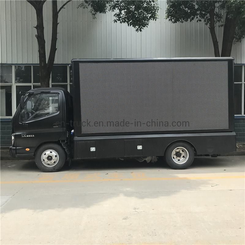 Foton Scrolling Billboard Van LED Display Mobile LED Truck