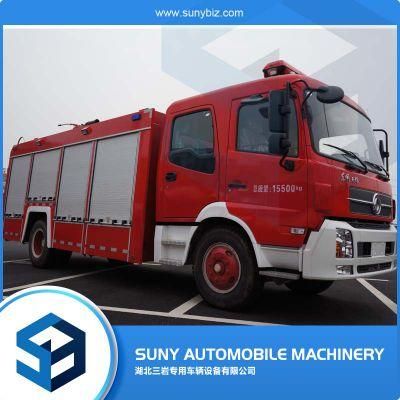 7000 L Fire Fighting Truck Dongfeng 4X2 Water Tank Fire Engine